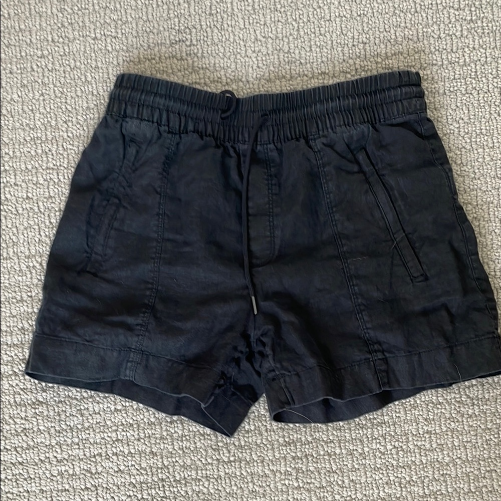 Athleta Black Athletic Shorts Elastic Waist